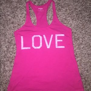Hot pink Express tank top